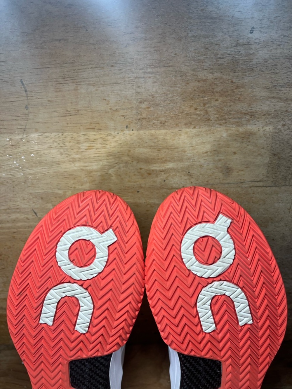 On Cloud The Roger Pro 2 Clay Womens Size 9 Tennis Shoes Sneakers White Orange - Picture 10 of 12